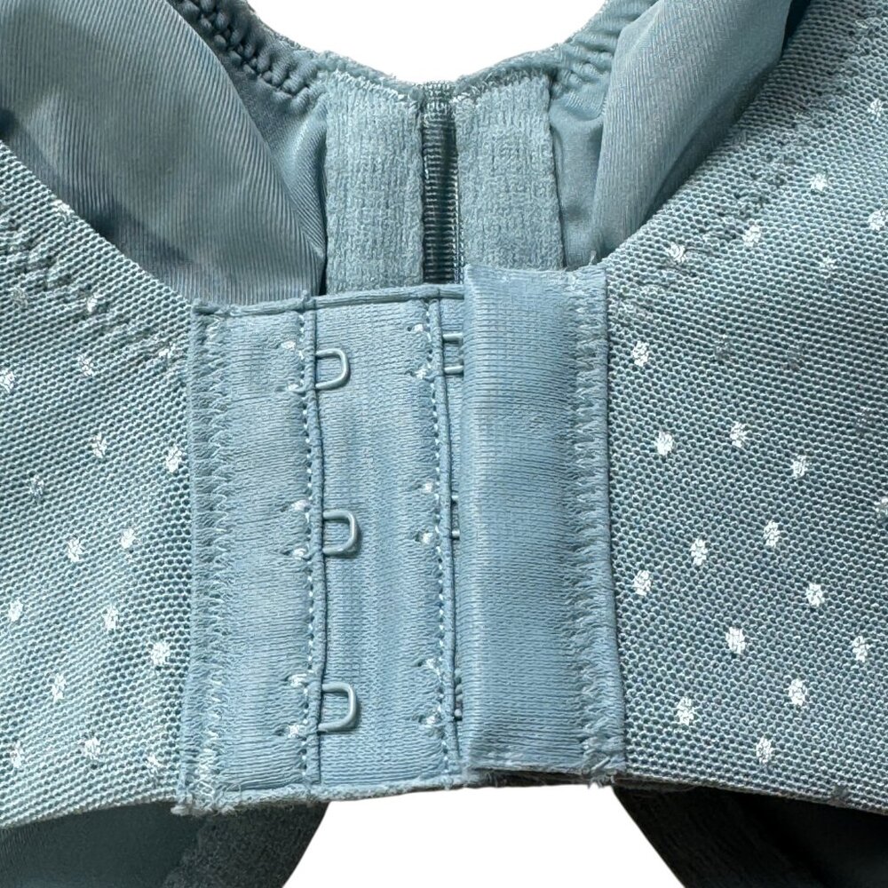 Wacoal Back Appeal Underwire Bra Stone Blue 36DDD Style 855303 NWOT - Picture 9 of 9